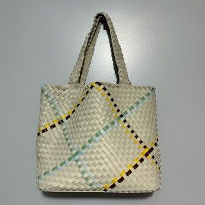 ILSE JACOBSEN Hornbeak reversible woven faux leather Tote bag never used